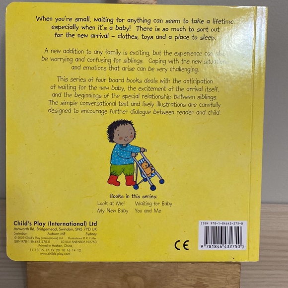 Childs Play Waiting for Baby & My new Baby by Rachel Fuller set of 2 baby books - Picture 5 of 8